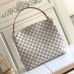 LOUIS VUITTON LV Bag White Canvas All Steel Hardware Fashion Style Bag-9918516
