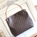 LOUIS VUITTON LV Bag Brown Canvas All Steel Hardware Fashion Style Bag-1164384