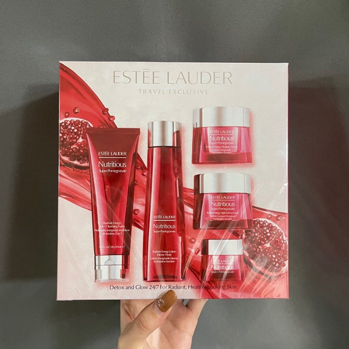 Estee Lauder Red pomegranate five-piece set-1534108