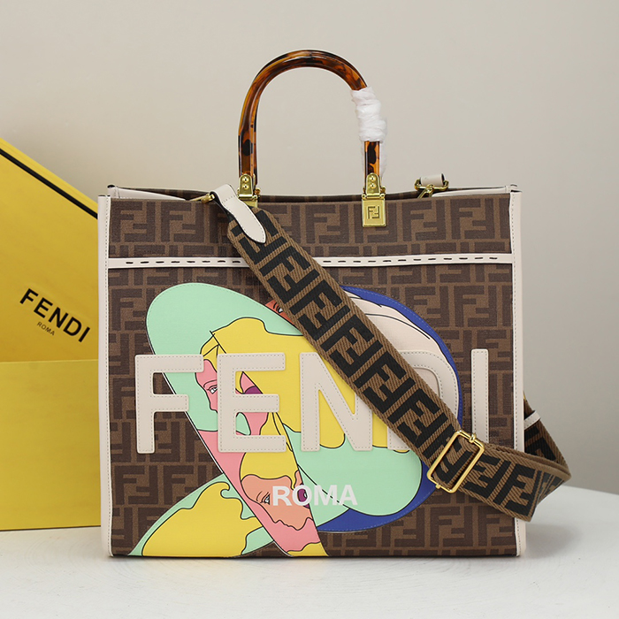 FENDI Woman Handbag bag shoulder bag Diagonal span bag-6822168