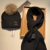 Chanel scarf Knitted hat Wool set hat-8061442