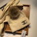 Chanel scarf Knitted hat Wool set hat-8061442