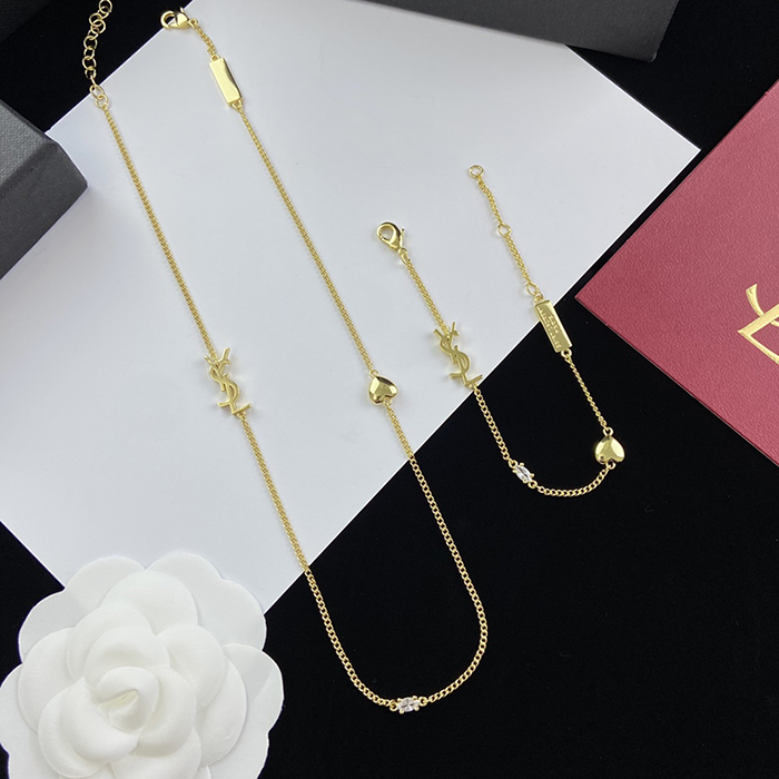 YSL Saint Laurent's new necklace and bracelet set-6275250